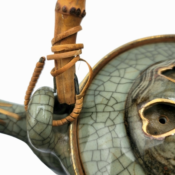 Somayaki Obori Japanese Teapot and Tumblers - Picture 7 of 8